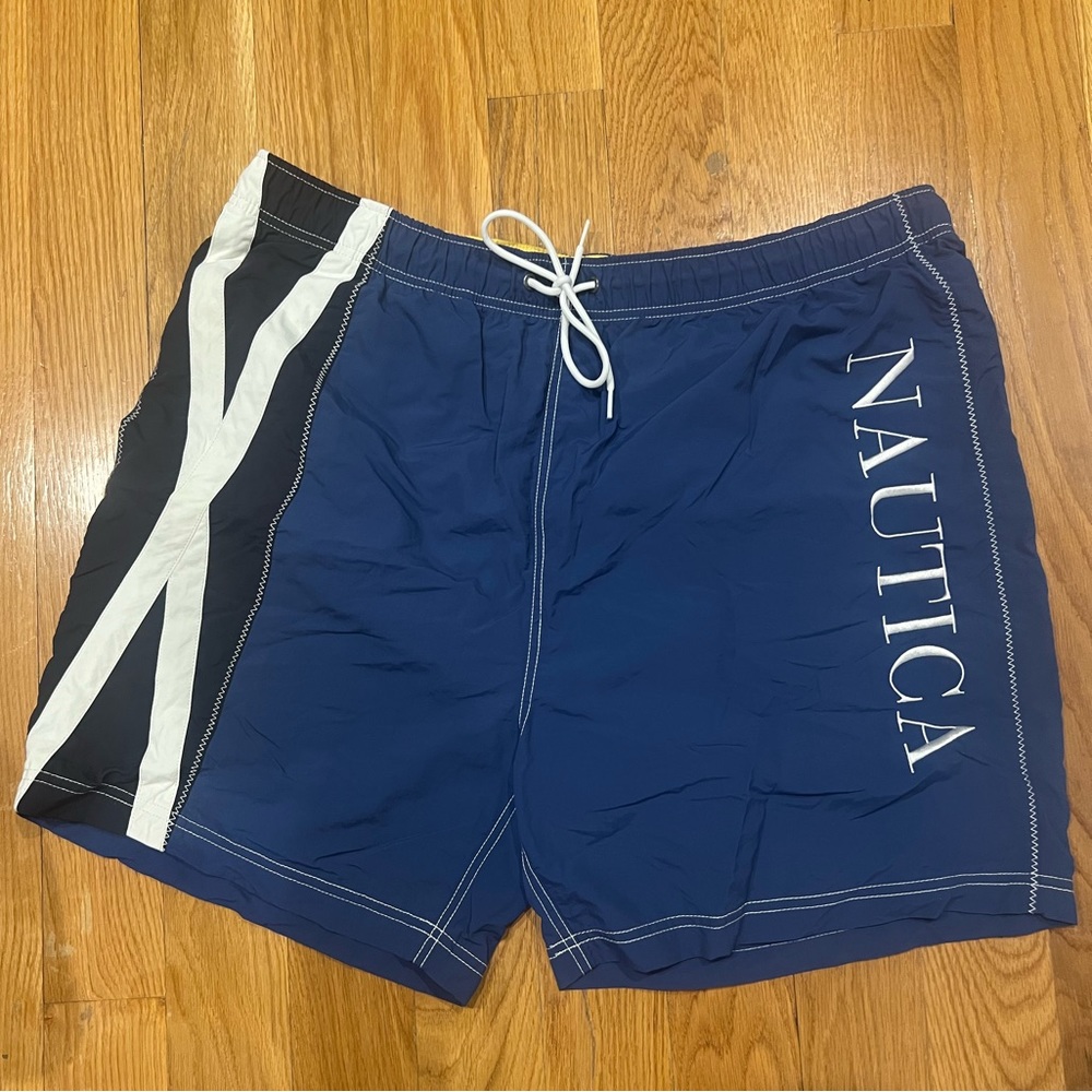 Nautica Men's Quick Dry Nylon  8" Swim Trunks